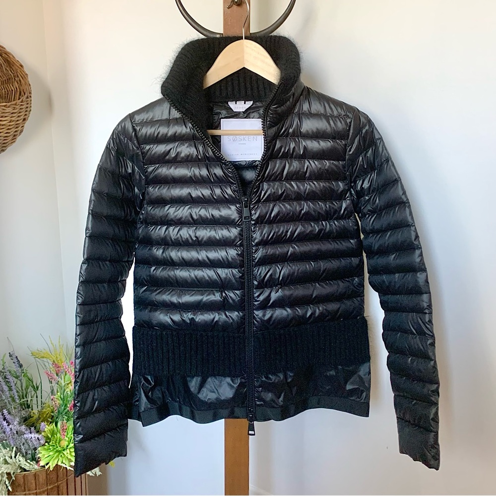 Sosken Bev Lightweight Puffer Jacket black 1 SM